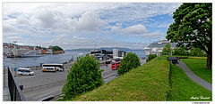 Bergen Byfjorden-depuis-Hakonshalle Pano DSC 3115-19