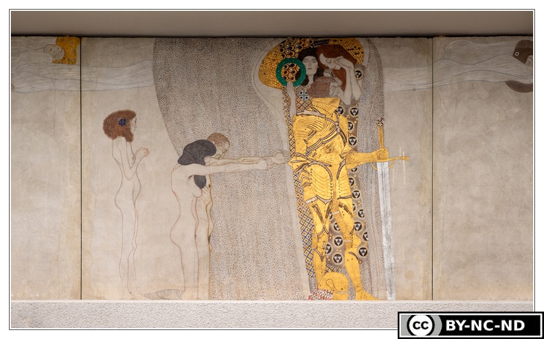 Vienne Palais-de-la-secession Gustav-Klimt-Frise-Beethoven DSC 6074