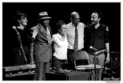 Marion-Rampal&amp;Archie-Shepp&amp;Anne-Paceo&amp;Darryl-Hall&amp;Jean-Francois-Blanchard DSC 0410 N&amp;B 30x45 Signee