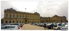 Würzburg Chateau-Facade Panorama Encadre