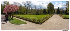 Würzburg Chateau-Jardins Panorama Encadre