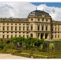Würzburg Chateau&jardins Panorama Encadre
