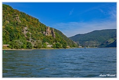 Bingen-Bacharach-en-bateau Burg-Rheinstein Clemenskapelle Burg-Reichenstein DSC7409