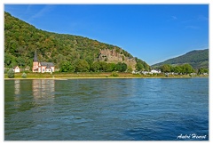 Bingen-Bacharach-en-bateau Clemenskapelle Burg-Reichenstein DSC7426