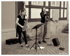 Hameln Musiciennes DSC 0344 N&amp;B