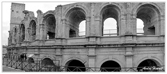 Arles Theatre-Antique DSC 9148-52 N&amp;B