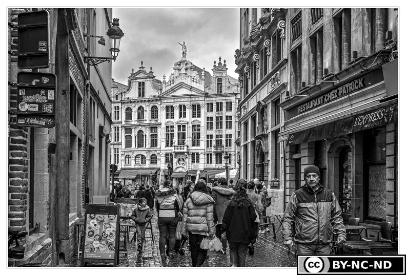 Bruxelles Grand-Place DSC 3455 N&amp;B