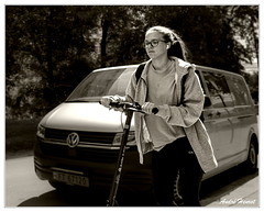 Trottinette DSC 1809 N&amp;B 5x4