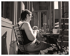 Trondheim Tricot-Bistrot DSC 1474 N&amp;B 5x4