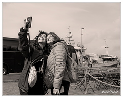 Selfie DSC 0969 N&amp;B 5x4