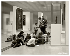 Louvre-Lens Ecole DSC 2063 N&amp;B 5x4