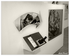 Bruxelles Centre-belge-de-la-Bande-dessinee On-dessine-Planque DSC 3404 N&amp;B 5x4