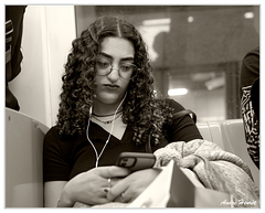 Lille Dans-le-Metro DSC 2534 N&amp;B 5x4