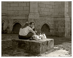 Lille-Pause-Gouter DSC 2481 N&amp;B 5x4