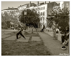 Lyon Photos-de-rue Badminton DSC 8864 N&amp;B 5x4 