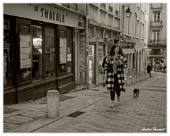 Lyon Promenade-du-soir DSC 8911 N&amp;B 5x4