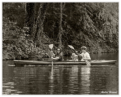 Kayak DSC 0588 N&amp;B 5x4