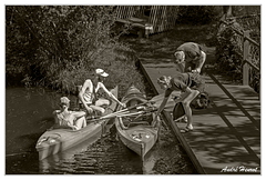 Lubben Kayak-accostage DSC 0798 N&amp;B 5x4