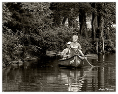 Kayak DSC 0573 N&amp;B 5x4