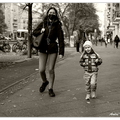 Berlin Enfant-Feuilles DSC 0520 N&B