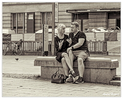 Hambourg Sur-le-banc DSC5930 N&amp;B