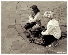 Bratislava-Scene-Rue DSC 5341 N&amp;B 5x4