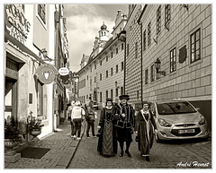 Cesky-Krumlov DSC 4667 N&amp;B 5x4