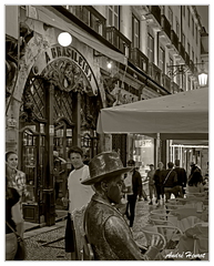 Lisbonne Chiado A-Brasileira DSC 0429 N&amp;B 5x4