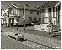 Praia-de-Costa-Nova Selfie DSC 0902 N&amp;B 5x4