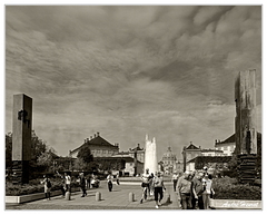 Copenhague Frederiks-Kirke DSC 1035 N&amp;B 5x4