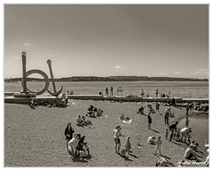 Oslo A-la-plage 20170526 124812 N&amp;B 5x4