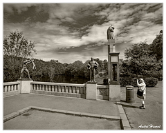 Oslo Vigeland Photographe DSC 1958 N&amp;B 5x4